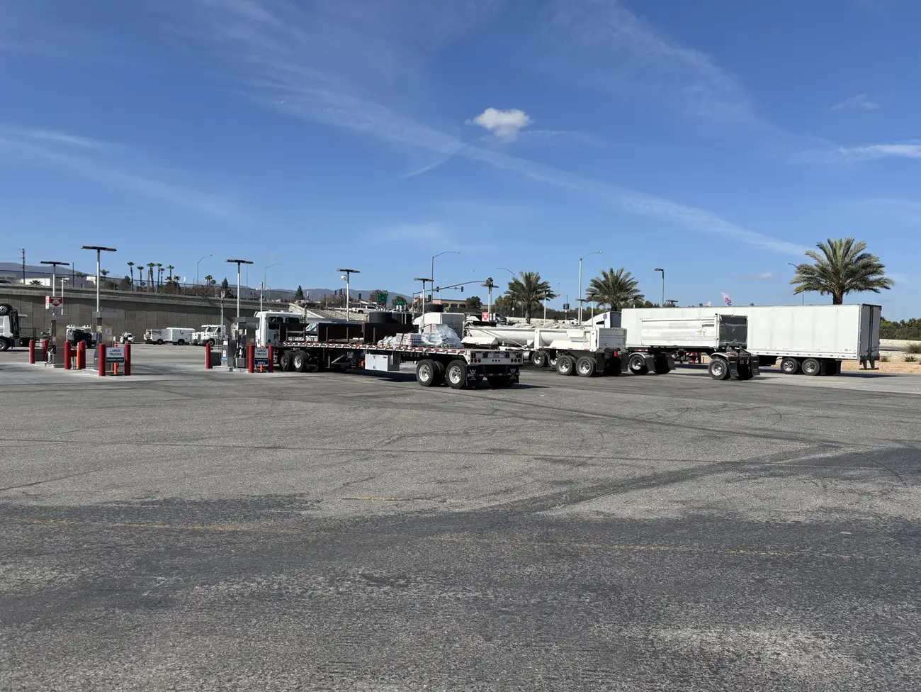 Heavy-duty vehicle tested for CARB emissions compliance